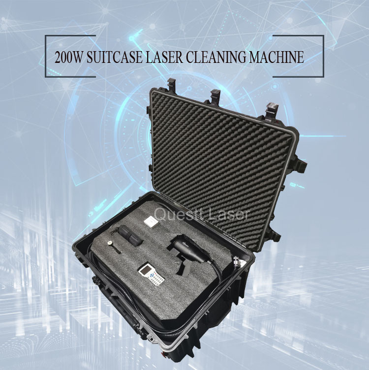 Air Cooling Comparison Laser Rust Removal Machine Suitcase Type