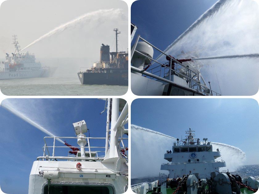 CCS, BV, ABS Approved 600m3/h, 1200m3/h, 2400m3/h Marine External Fire Fighting FI-FI System