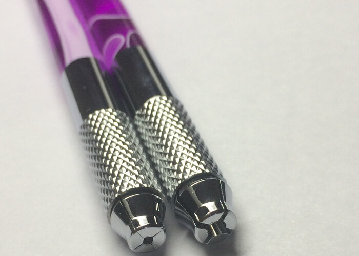 3D Eyebrow Microblading Manual Tattoo Pen , Permanent Makeup Needle Blade Gun