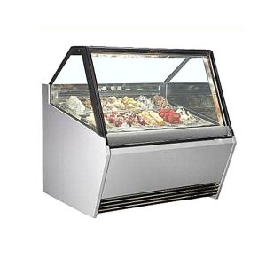 Modern Design Popsicle Display Showcase Ice cream freezer with Double-Layer Anti