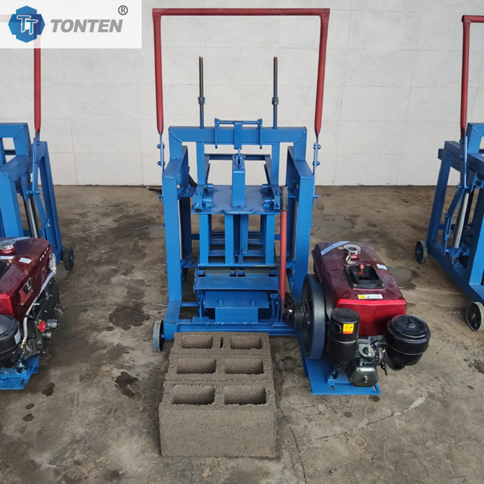 Hollow Diesel Brick Making Machine Soil Clay Mud Brick Machine For Sale