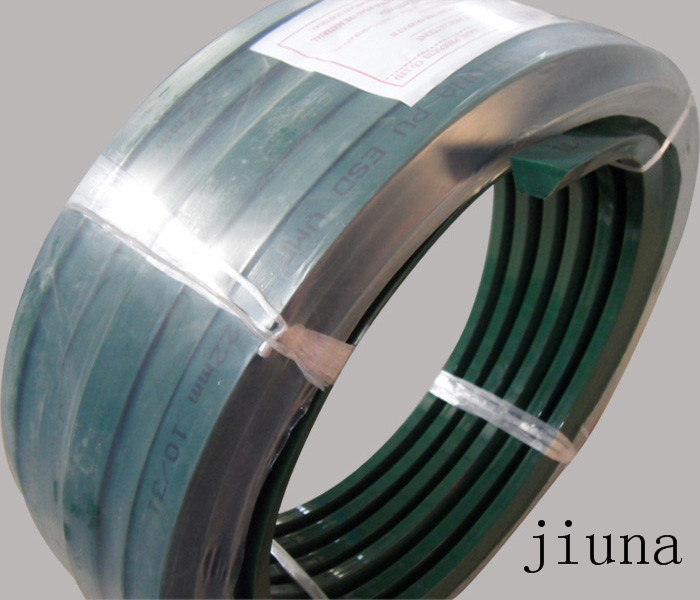 RoHS Approved Polyurethane V Belt Easy To Be Melted Jointed polyurethane flat belt