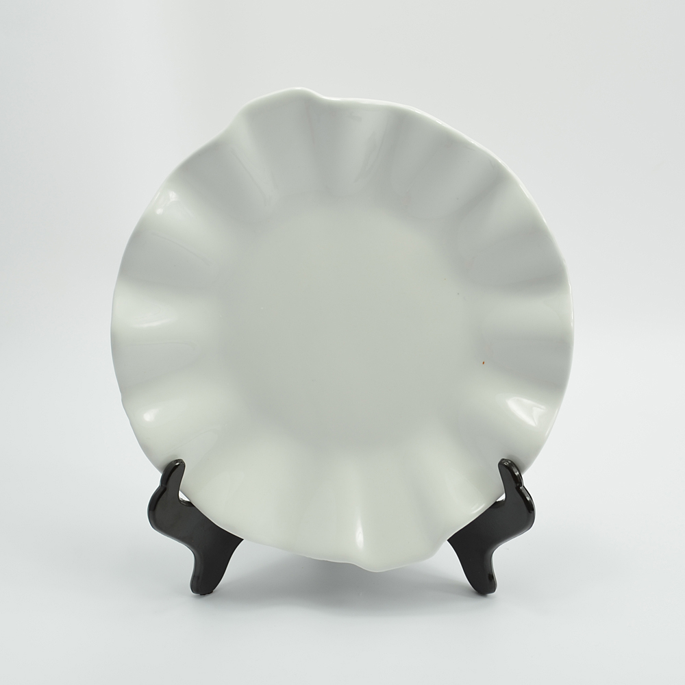 Flower Shaped Ceramic Plates Porcelain Dinner Set Ceramic Serving Dishes