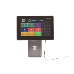 Customized Demo LED Light Indicator 7 Inch Wall Mounted POE Android Touch Panel