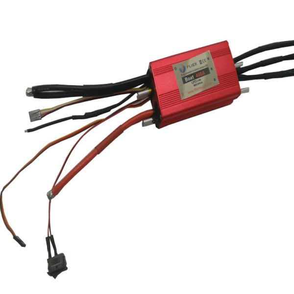 Waterproof Brushless RC Boat ESC Speed Controller 16S 400A With 5V 0.5A BEC /