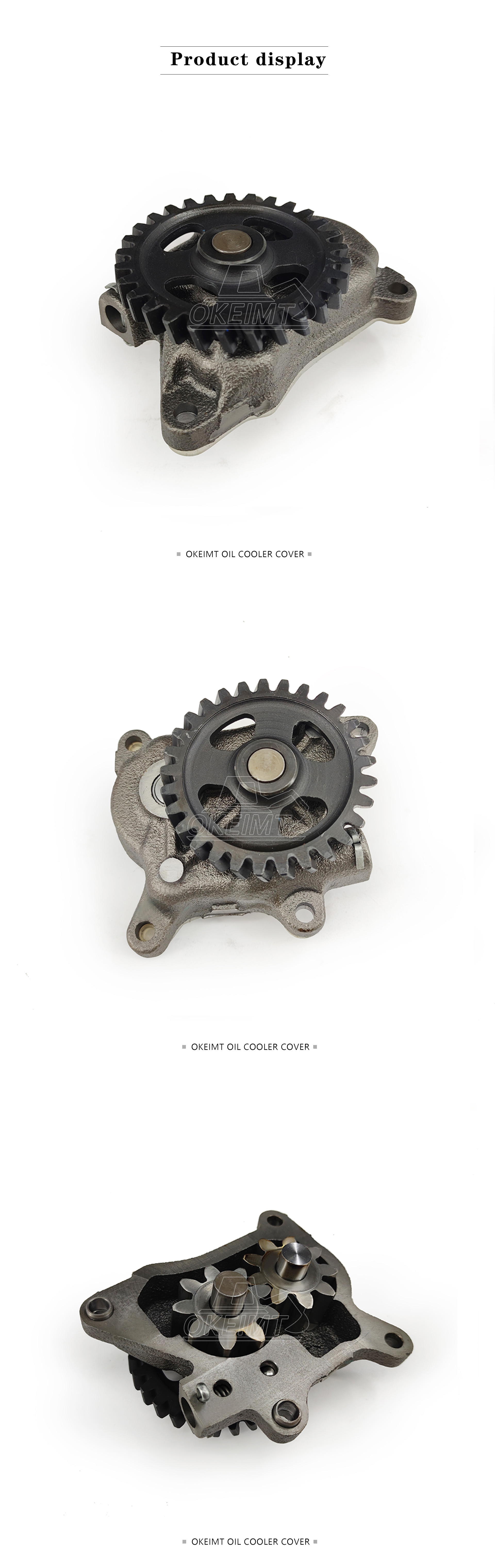 02/802324 Excavator Oil Pump 4HK1 Excavator Engine Parts ISO 9001