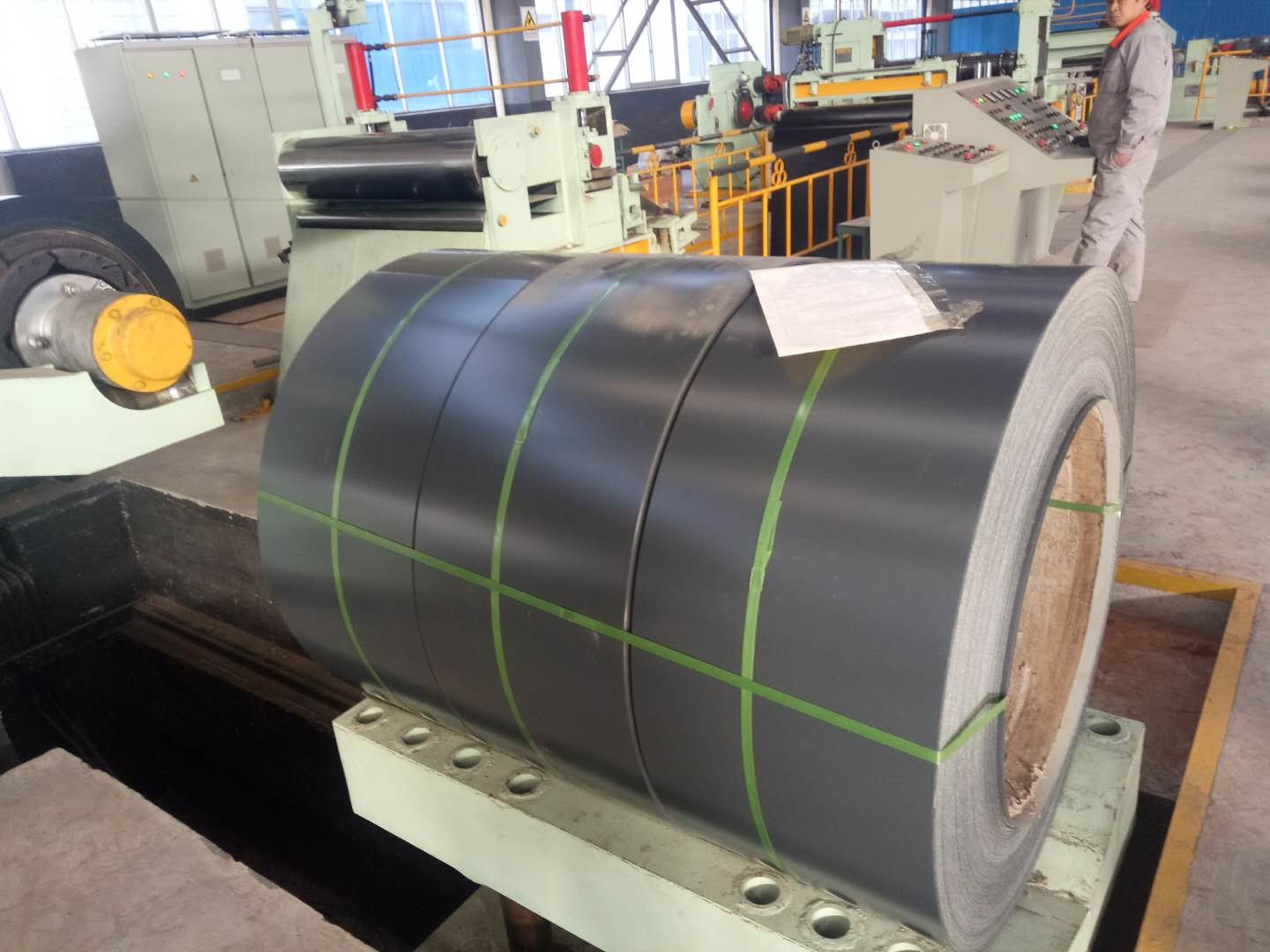 0.40mm AZ80 Charcoal / Bronze Painted Galvalume Color Steel Used for Gutters And Downpipes