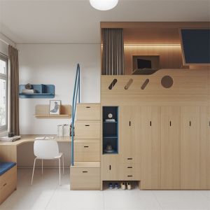 Customizable Loft Bed High Stability And Effortless Assembly Process