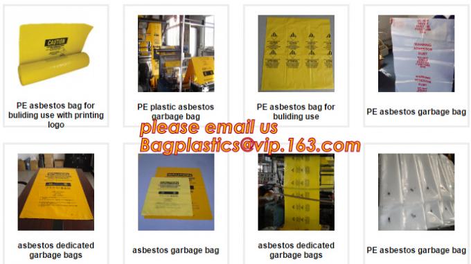 BUILDING FILMS, Asbestos bag, PE asbestos bag, building waste bag asbestos bag, building waste bag asbesto, rubble sacks