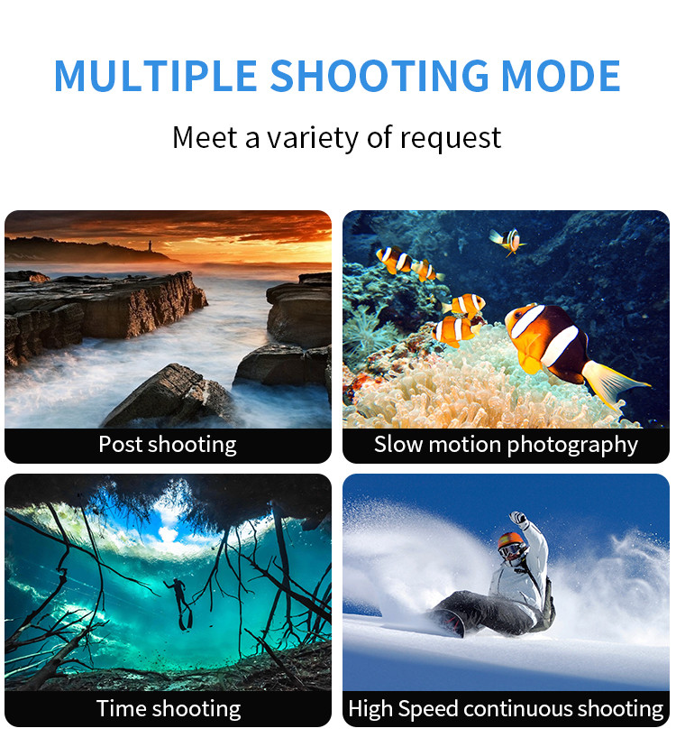 Real 4K Waterproof Video Camcorder USB 2.7" Dual Screen Zoom Function Mini DV