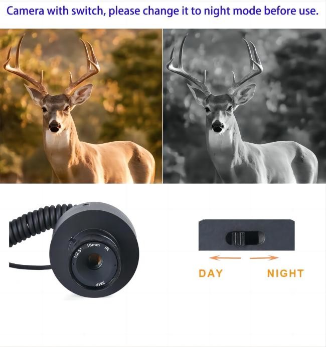 720p HD Digital Infrared Hunting Night Vision Scope Camcorder Monocular Optics with HD Video Recording