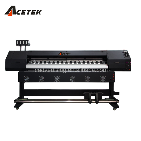 6 Colors Eco Solvent Wide Format Printer fast speed for vinyl banner