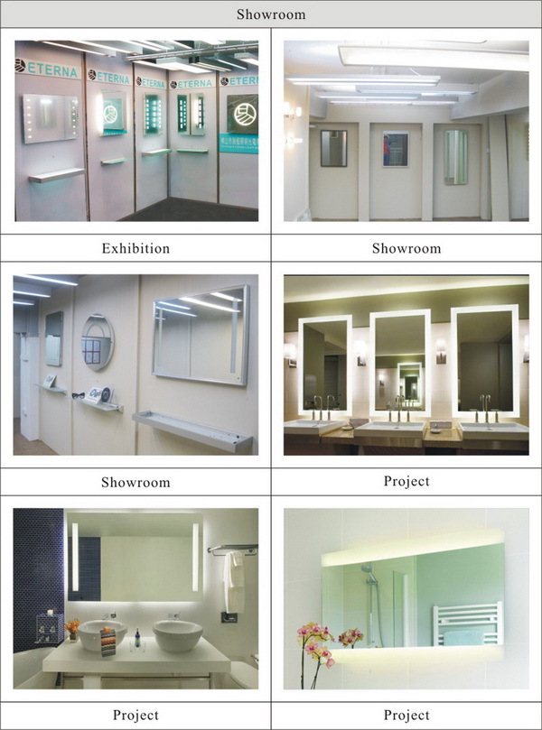 Customized Led Infinity Mirror Replaceable Light Strip Infinity Bathroom Mirror