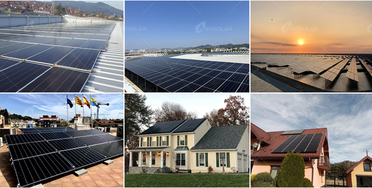 Anodized Aluminium Alloy Frame 410W Shingled Solar Panels Pv Module for Solar Roof Panel