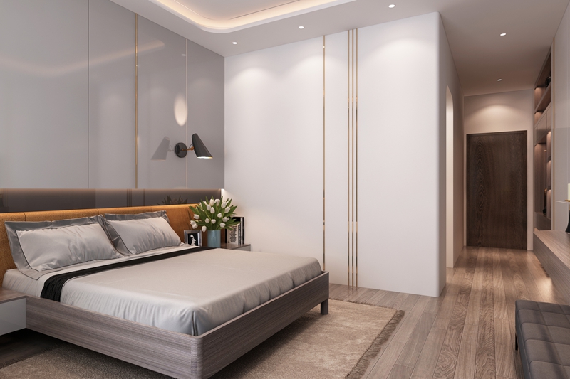 Customizable Modern Style Bedroom Set with 2 Door Wardrobe Almari Furniture by YALIG
