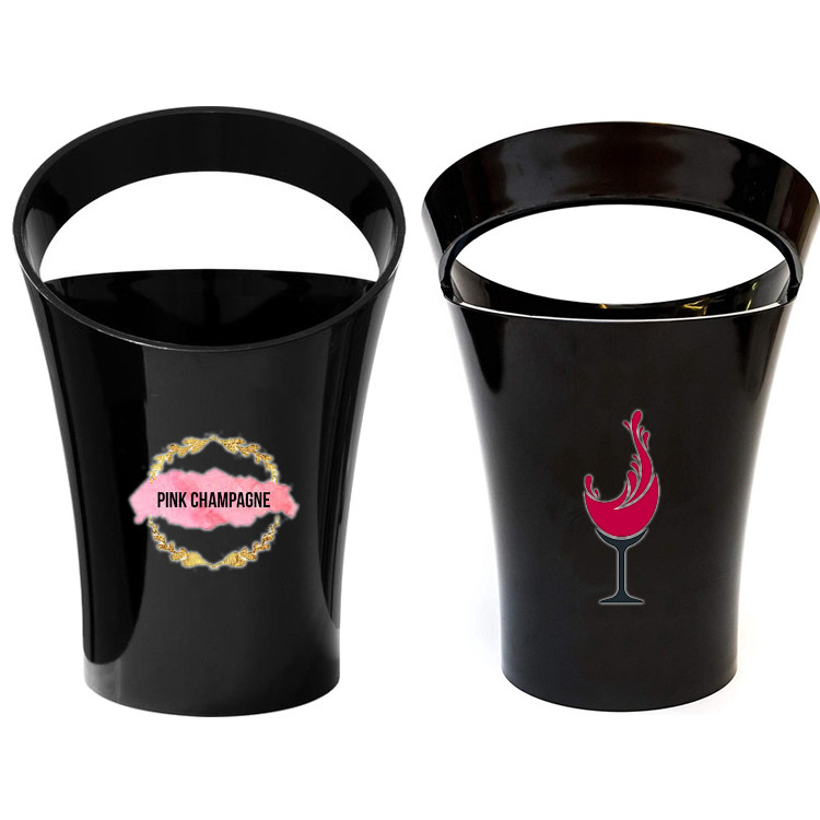 Limited Edition Branded Wine Accessories Plastic Moet Chandon Cooler Party Champagne Bottle Bucket
