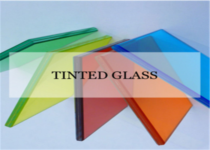 Color Customized Tinted Float Glass Sheet For Commercial / Civil Buildings