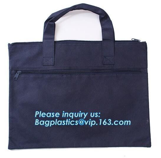 Custom clear window document non woven bag, Factory Price High Quality Laminated PP non woven bag laminated, bagease, pa