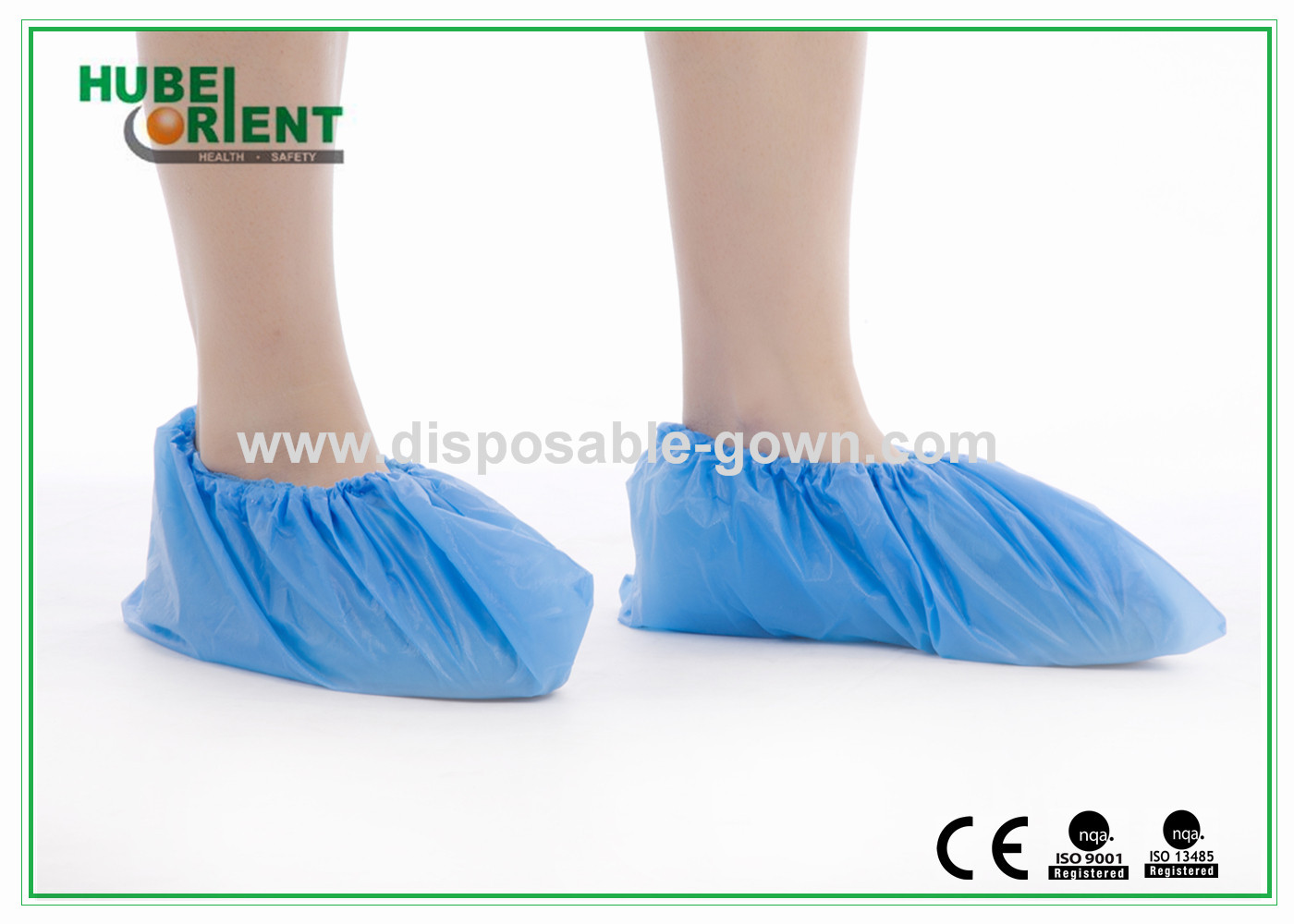 Non Stimulating Anti Dust Disposable CPE Shoe Covers