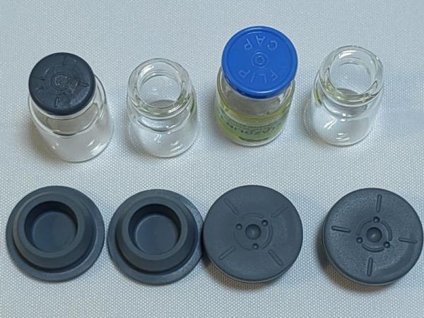 13mm 20mm 28mm 32mm Grey Silicon Medical Glass Injectable Vial Closures