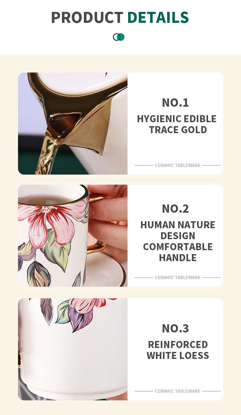 OEM ODM Ceramic Tea Cup , Personalised Ceramic Mugs For Home Decor