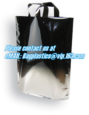 best selling biodegradable soft loop handle bag with EN13432 BPI OK compost Home ASTM D6400 certificates,bagease,bagplas
