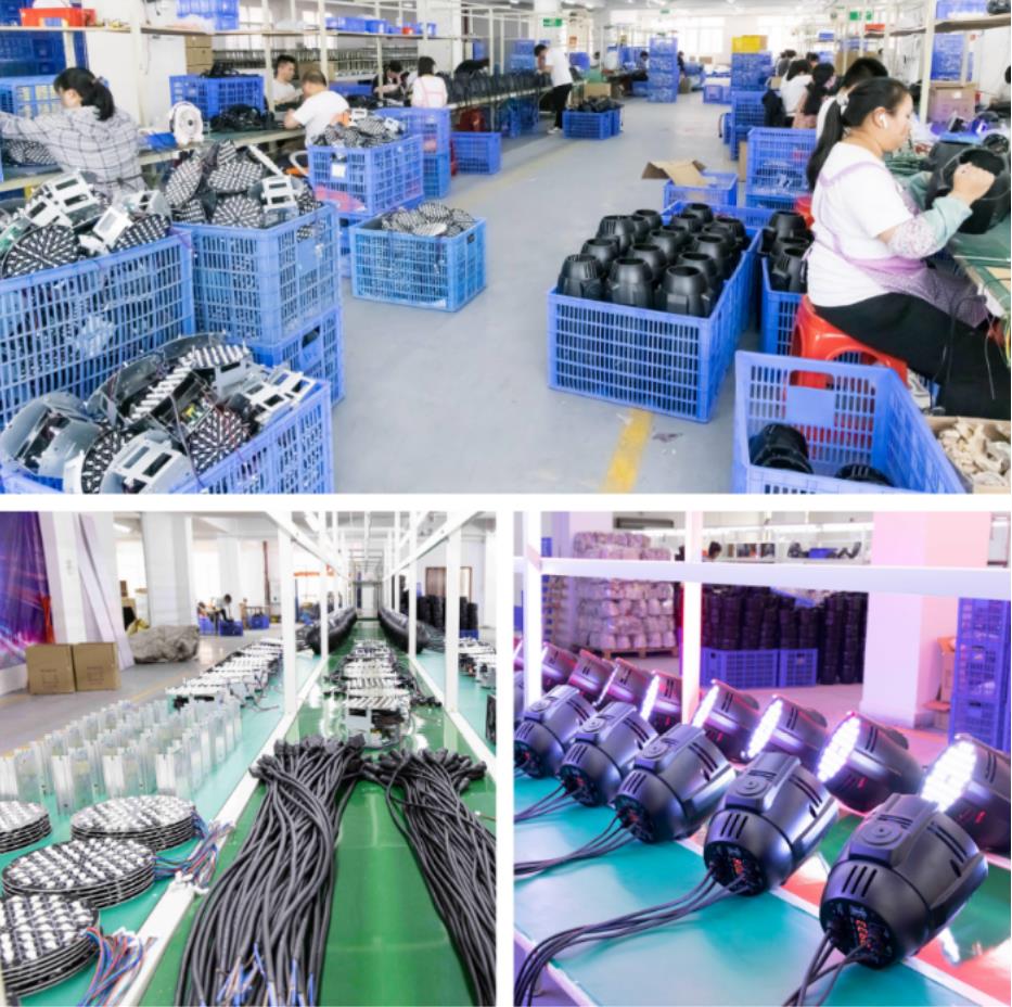 260W RGBW DMX512 Disco Moving Head Light 16CH Disco Par Light