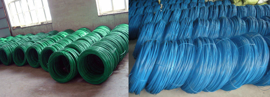 RAL 6005 Galvanised PVC Coated Iron Wire Binding 4.5mm
