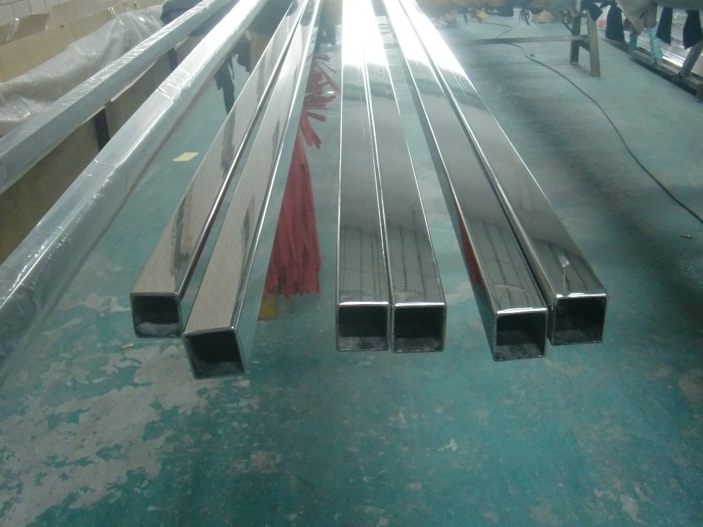 Decorative Stainless Steel Square Tube Polished SS201 SS304 310L 316