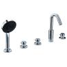Buy cheap Brass Deck Mount Tub Faucet with Five Holes from wholesalers