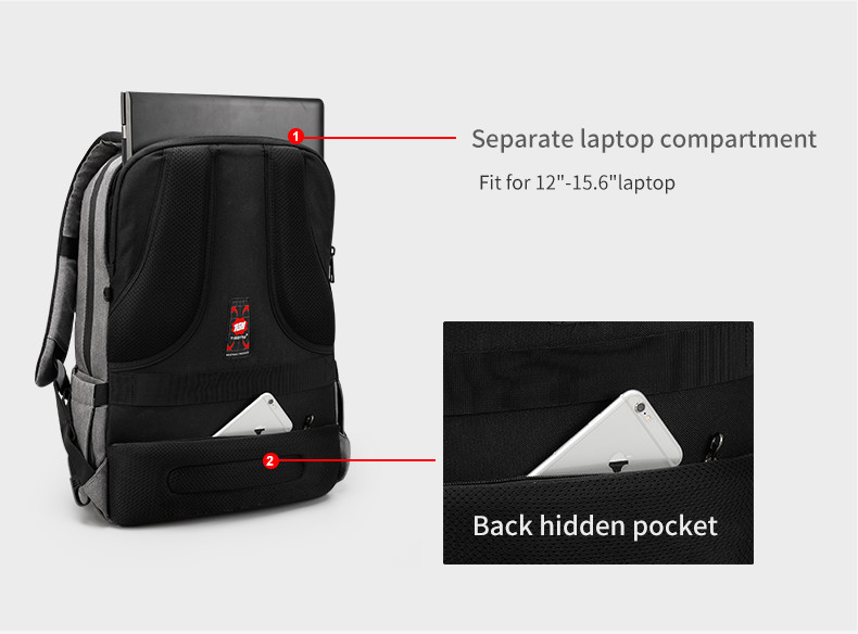 Wholesale Business Travel Backpacks Multi Functional Leisure Bag Mochila waterproof