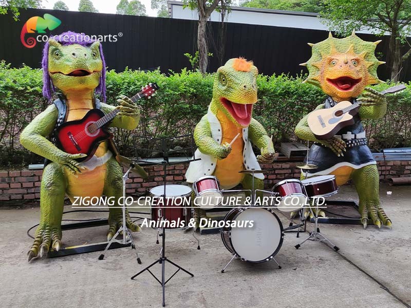 Customized 6Meters Animatronic Dinosaurs Simulation Dinosaur For Exhibitions
