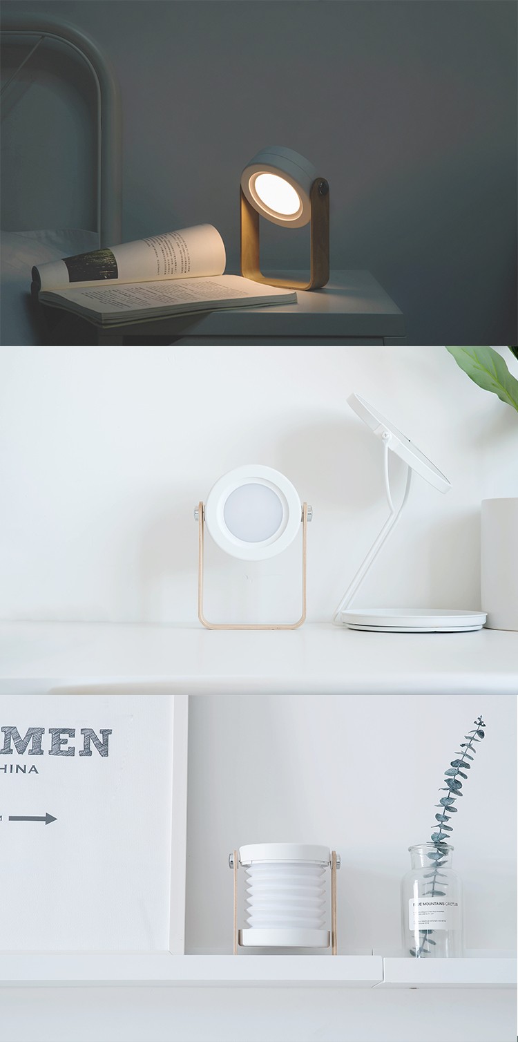 Foldable Lantern Style Table Lamps Indoor Work Light Bedside Lantern