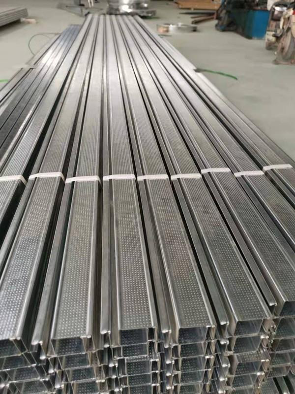 Purlin, C-Profile, Light Steel House Steel Materials Galvanized Steel Slit Coils Spangle Steel Strips SGC570 G550 SPCC