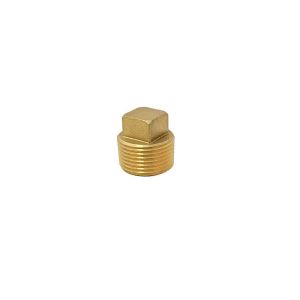  1/2&quot; NPT Square End Cap Pipe Plug Brass Copper Brass Tube Fitting Manufactures