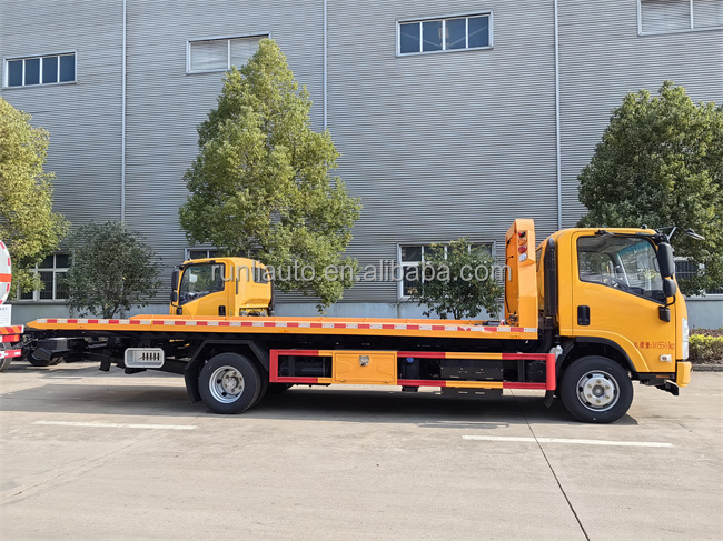 Famous Brand New Price Electric Tow Truck 6 Ton Flatbed Tow Truck