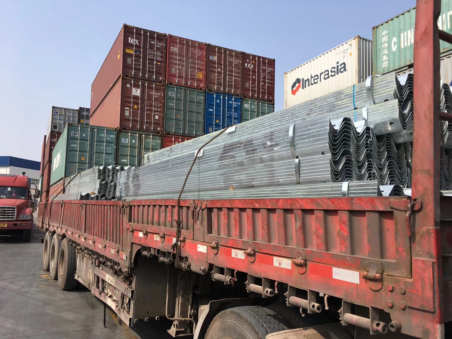 Highway Guardrail Steel Buffer End Galvanized Powder Coated Certified by ISO9001 2000