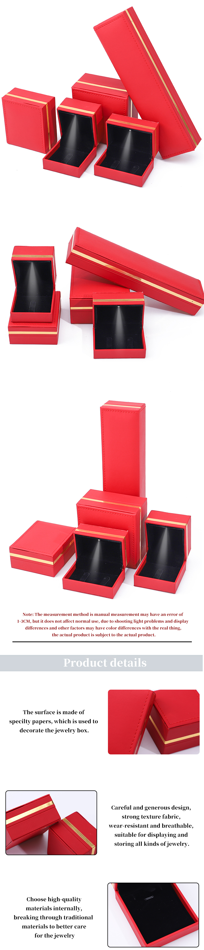 Newest Style Han Hong Bracelet Light Deluxe with Gray Earrings and Red Jewelry Box