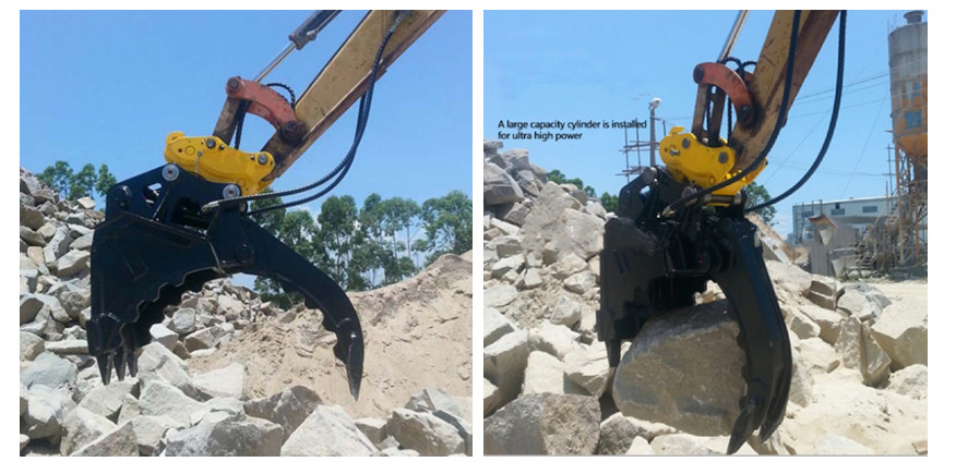 Q345B Steel Thumb Bucket For Excavator Buckets For 2-30 Tons Excavator