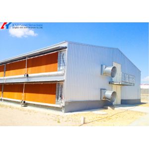 Customized Automatic Steel Structure Poultry Farming House for Broilers