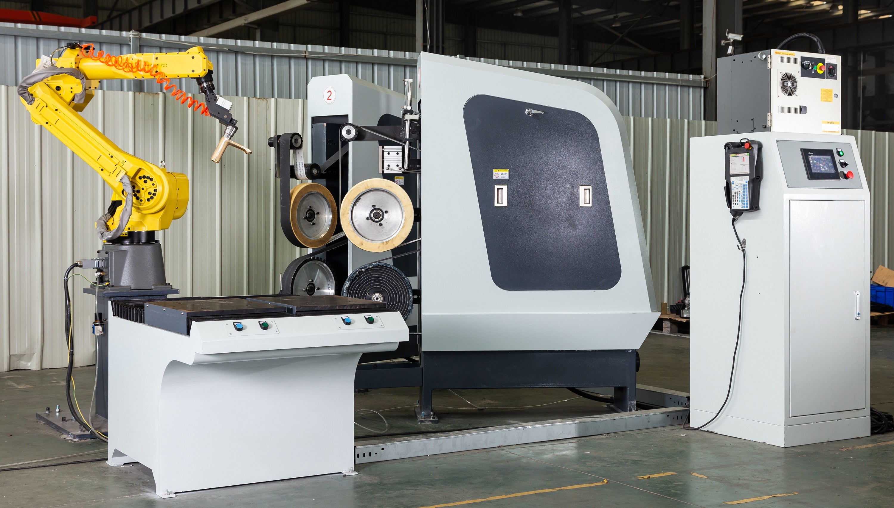 11KW CNC Automatic Polishing Machine For Faucet