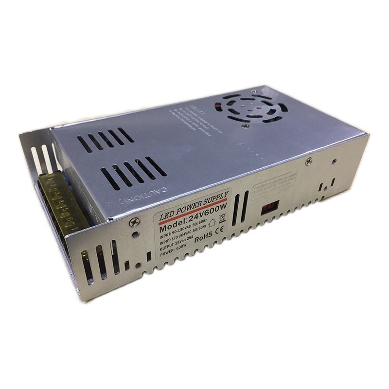 24v 600w Indoor power supply IP20 Transformer Adapter for LED Light