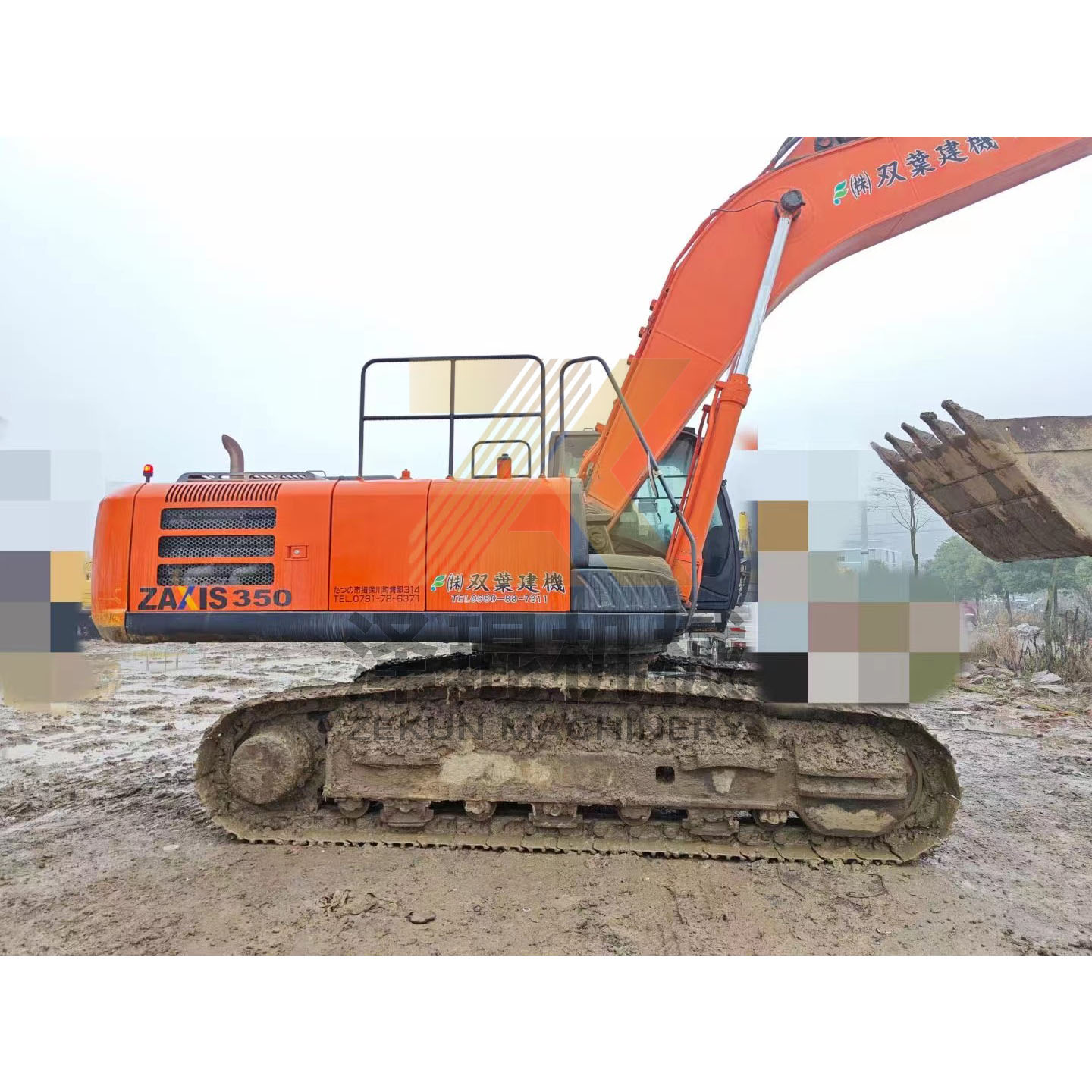 Second Hand Hitachi ZX350 ZX330-3 ZX350-3 ZX350H Excavator with 1.5 CBM Bucket Capacity
