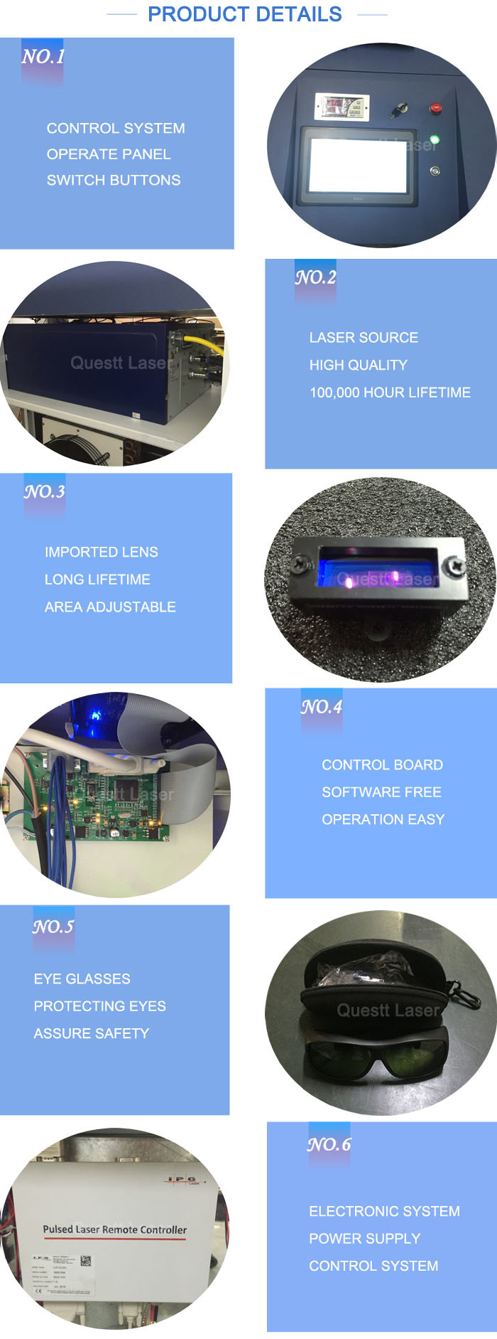 2000W Industrial Laser Cleaning Machine , Laser Rust Removal Equipment