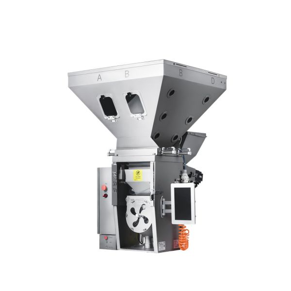 Dosing And Mixing Four Materials Automatic Gravimetric Mixer With High Accuracy