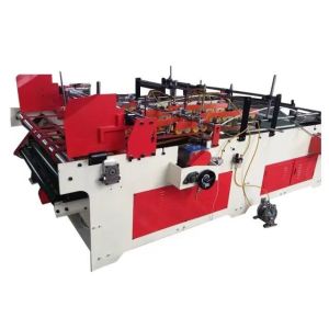 State-of-the-Art Press Type Folder Gluer Machine for Smooth Cardboard Box Makin
