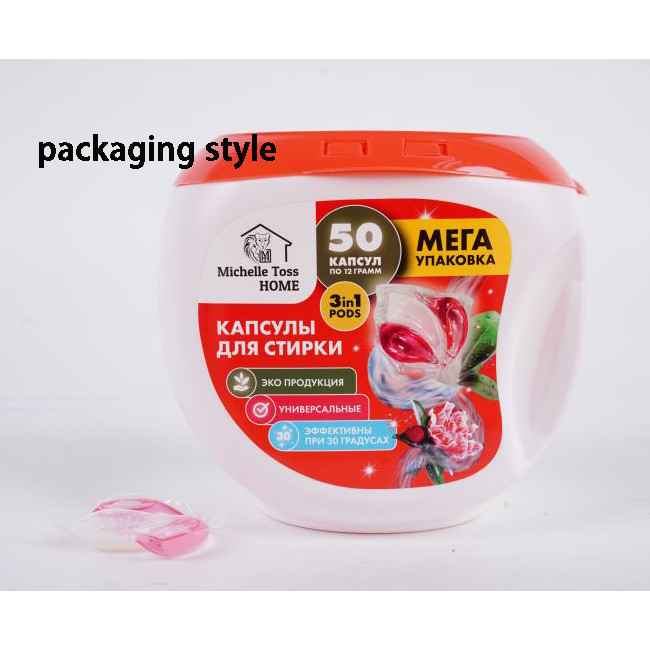 De-Stain laundry washing pods For Deep Cleansing And Sterilize Remove Mites And Leave Fragrance