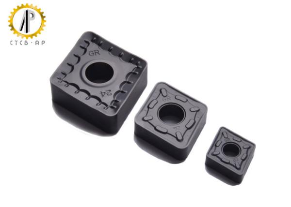 Steel Roughing Maching Tungsten Carbide Inserts , Carbide Insert Cutting Tools