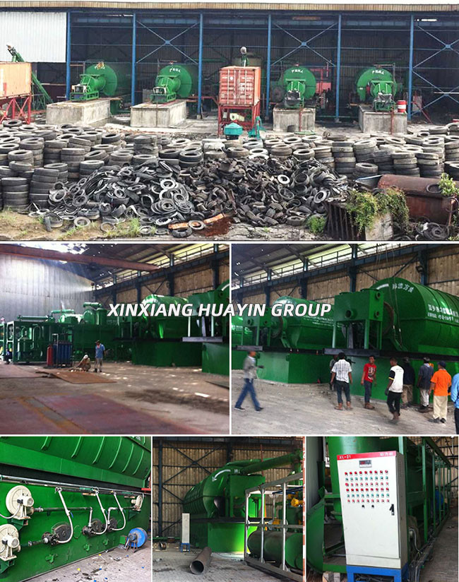 Solid Waste Pyrolysis Oil Plant Waste Tyre Oil 100 Ton Large Scale