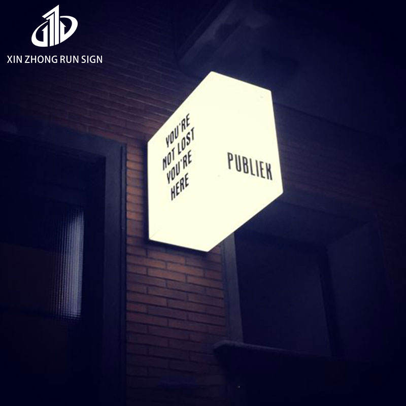 2022 Shop Sign Signboard Light Box Double Sided Boards Led Signs